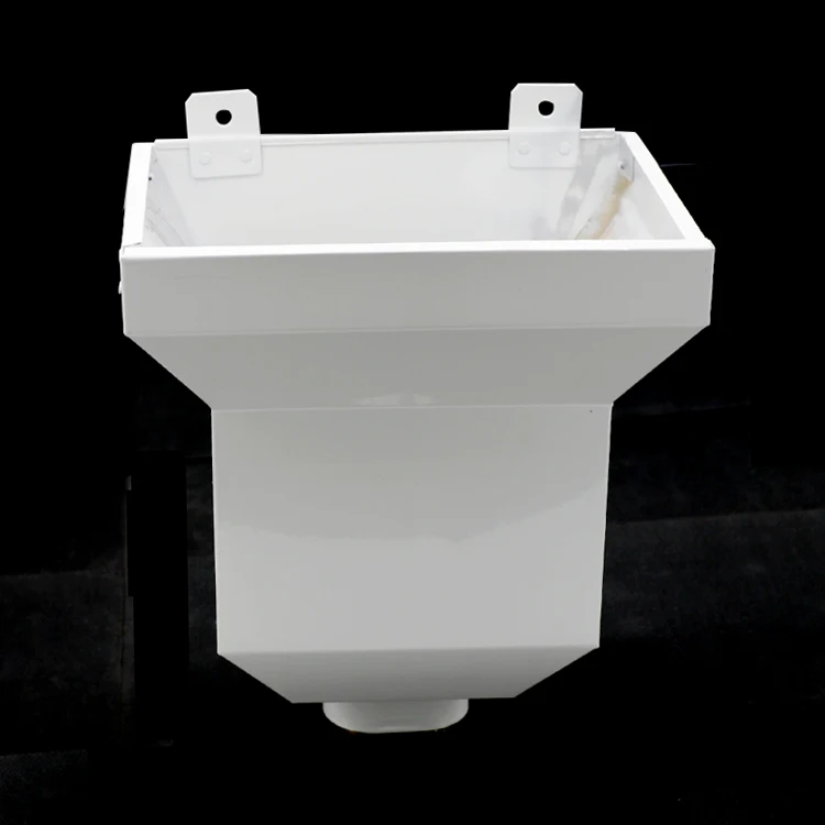 Outside Gutter Hopper Outdoor Downspout Aluminum Drainage Connector Gutter Downspout Adapter ...