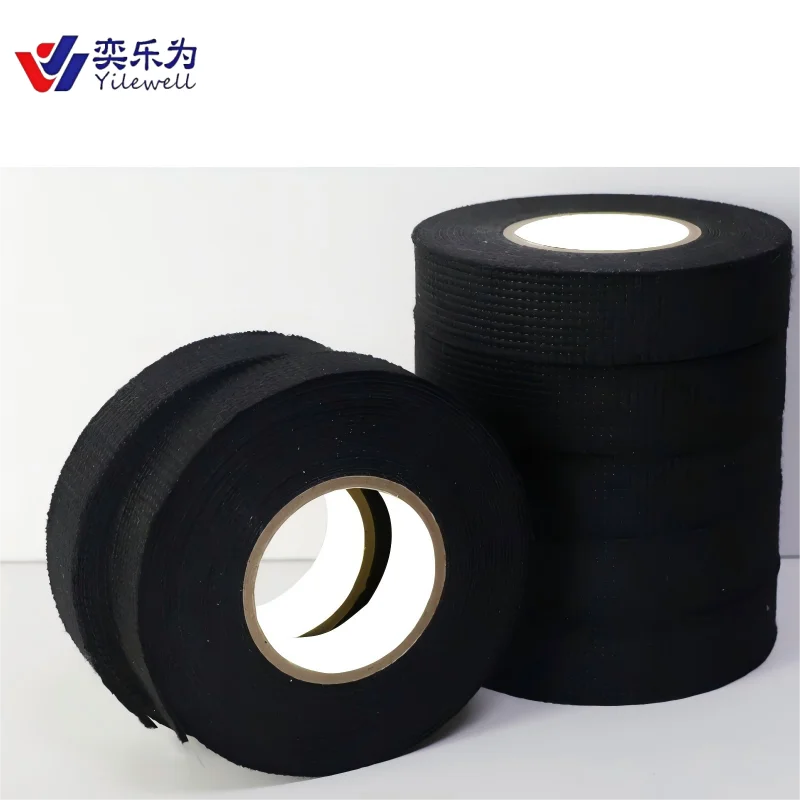 High Temperature Flame Heat-resistant Automotive Single Sided Insulation Flannel Tape 10m Length for Wiring Harness