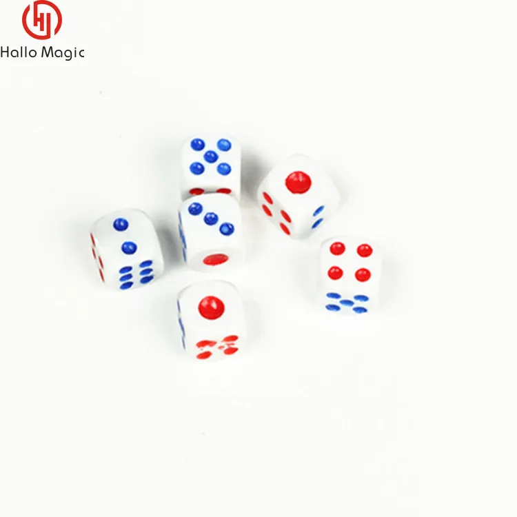 Предсказание кубики (нормальные) фокусы с шестью сменными вспышками Magia крупным планом уловка реквизит иллюзия забавные игрушки для детей шоу