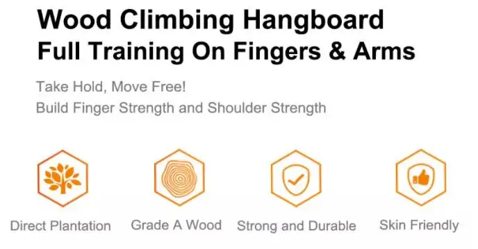 Uniq Fitness Door Frame Handboards For Finger Training Wall Mount