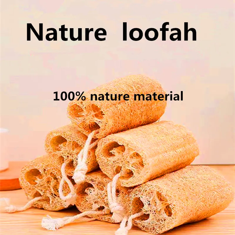 100% Органическая Экологически чистая кастрюля из люфы для мытья посуды без прилипания к маслам и повреждения