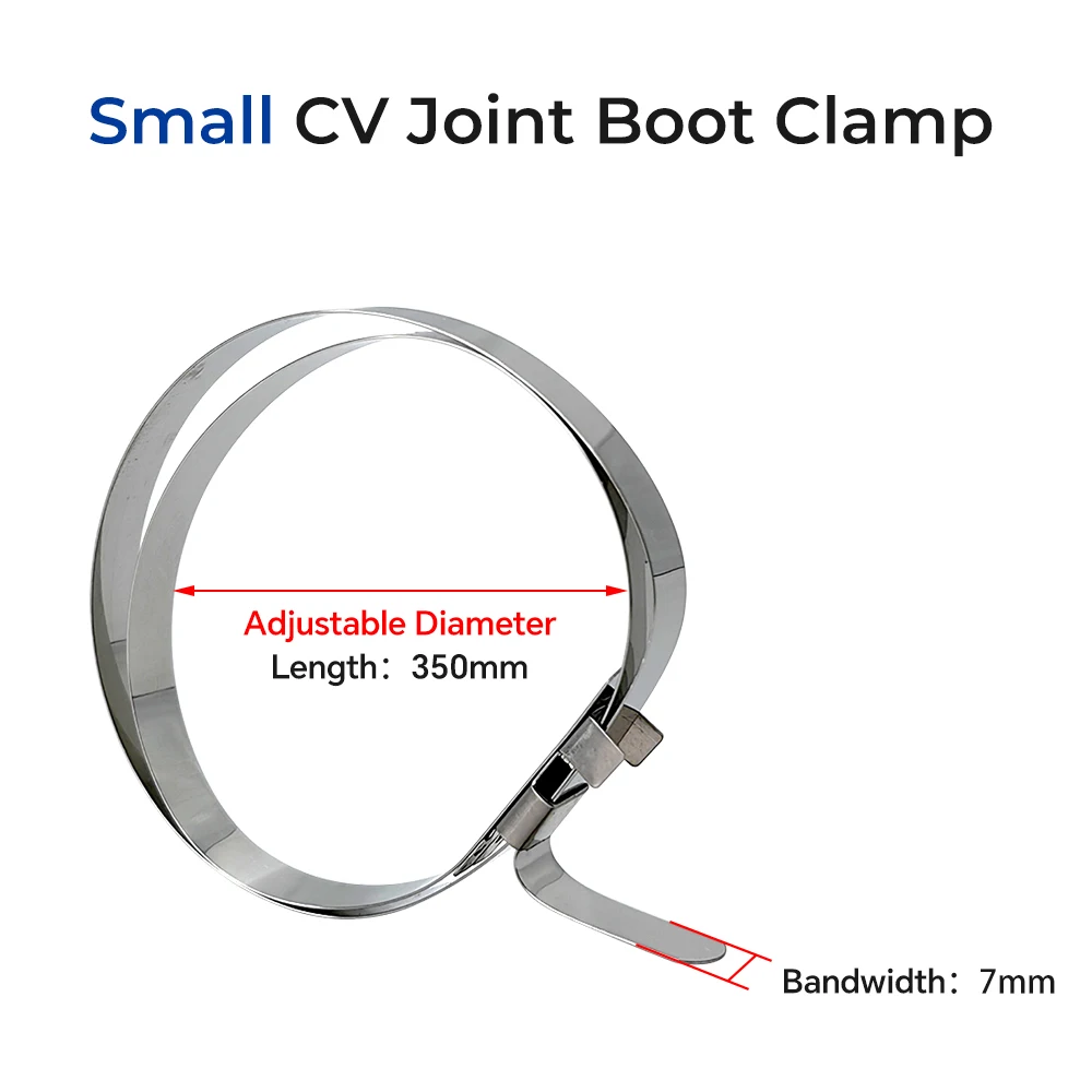 Axle CV Joint Boot Clips Kit Stainless Steel Cable Tie Drive Shaft Retain Clip Auto Crimp Banding Boot Clamp