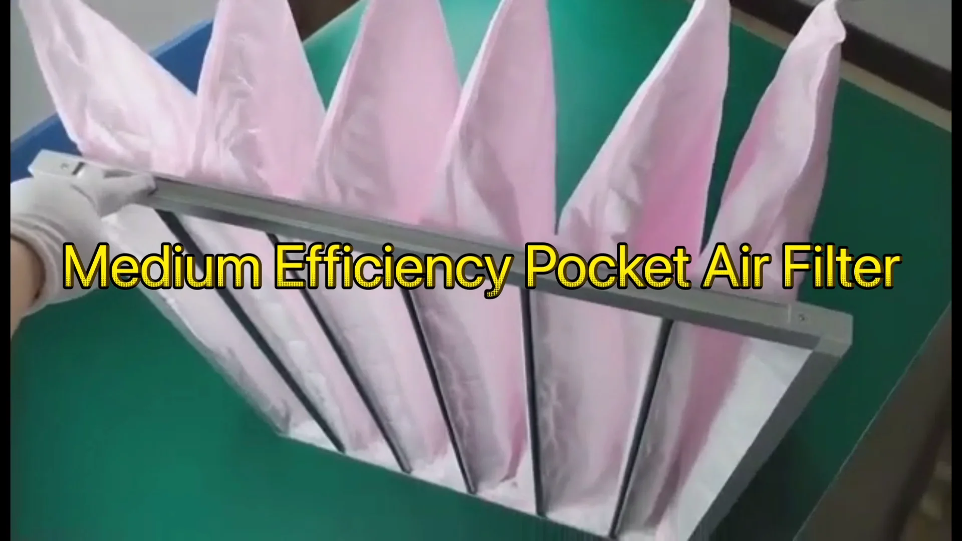 Hvac Dust Collector Ahu Primary Filter Bag Filter F6 F7 F8 F9 Pocket