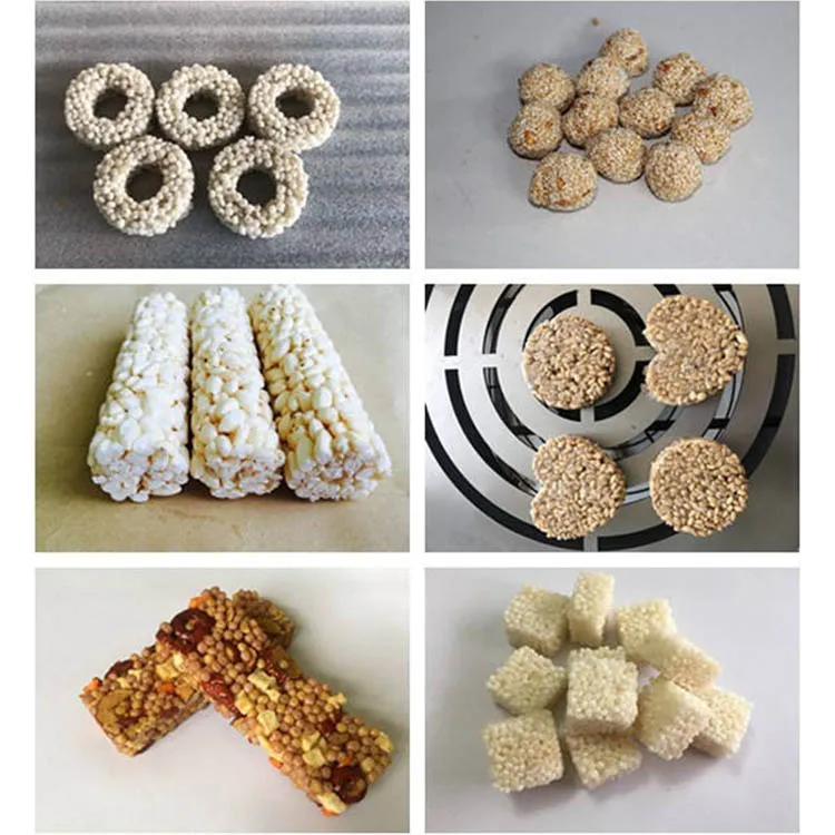 Automatic Cereal Bar Production Line Granola Nut Bar Making Machine 350kg/h Industrial Snack Processing Equipment