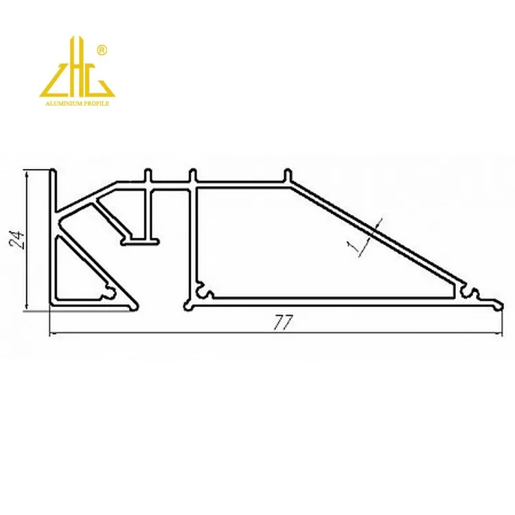 Индивидуальный декоративный алюминиевый профиль h для натяжного потолка поставка фабрики Китая