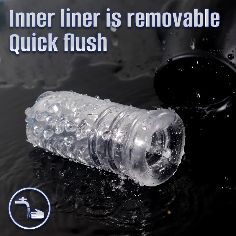 Automatic Male Masturbator Hands Free Rocket Sucking Cup Soft Pussy Sex Toy for Men