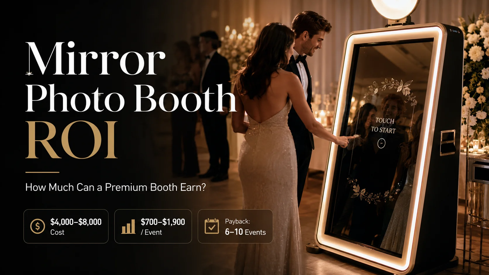 Mirror Photo Booth ROI: How Much Can a Premium Booth Earn?