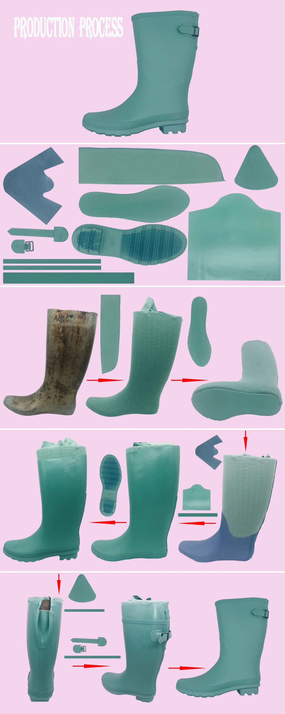 designer rubber boots