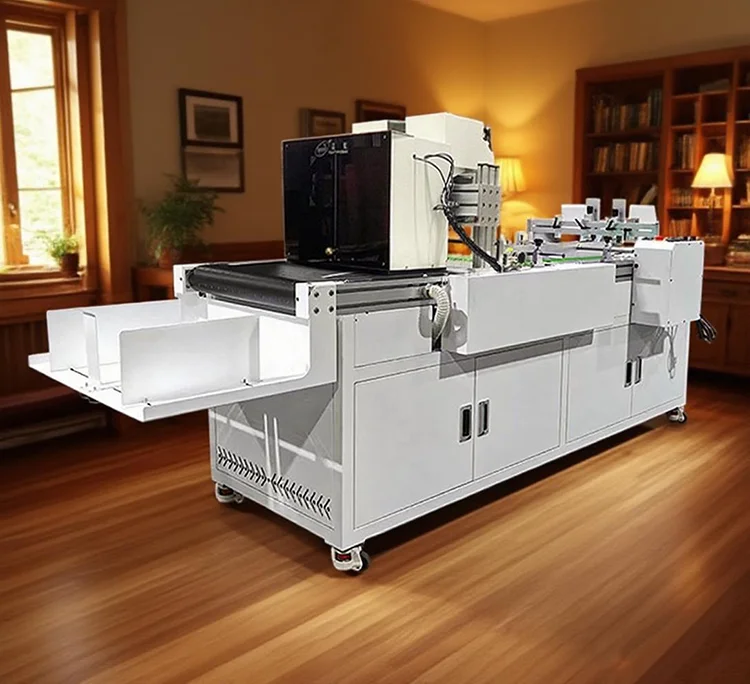 Lansong Fully Automatic Inkjet Paper Printers for Non-woven Bag Corrugated Cardboard Kraft Paper Tissue Napkins Cup Fan factory