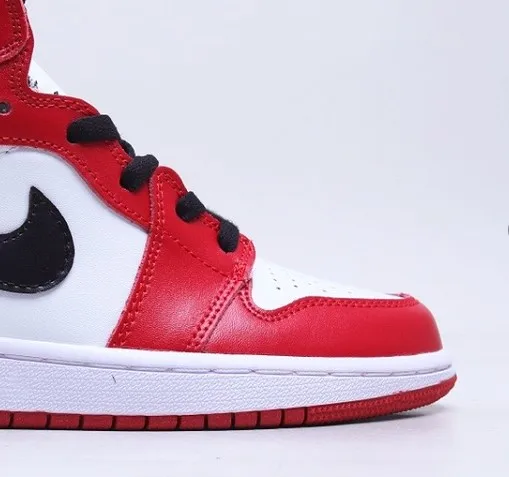 Высококачественные мужские и женские Кроссовки AJ 1 из Чикаго с черным носком кожаная спортивная баскетбольная обувь для мужчин