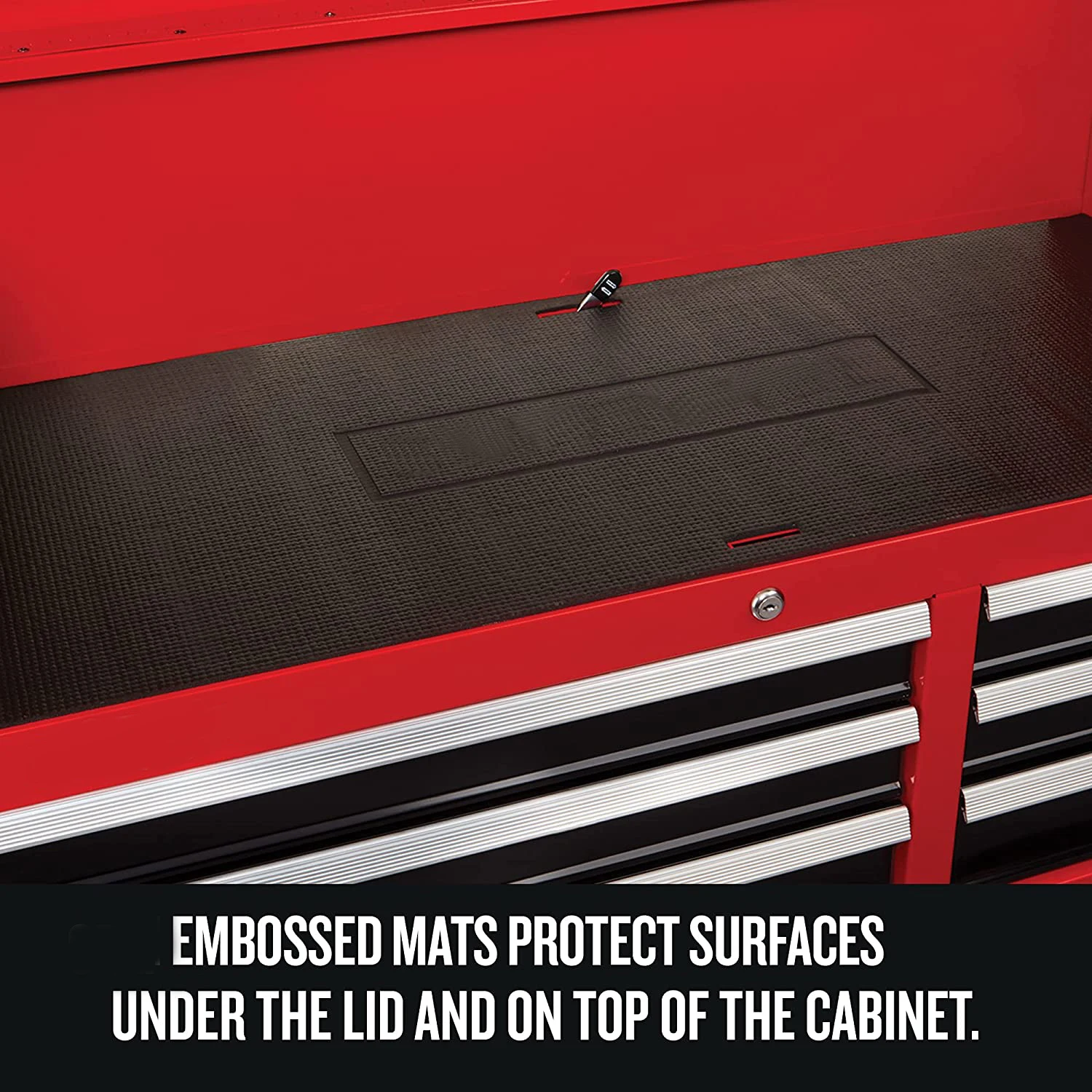 Rolling 41-Inch 10 Drawer Heavy Duty Tool Chest Roller Cabinet for Garage details