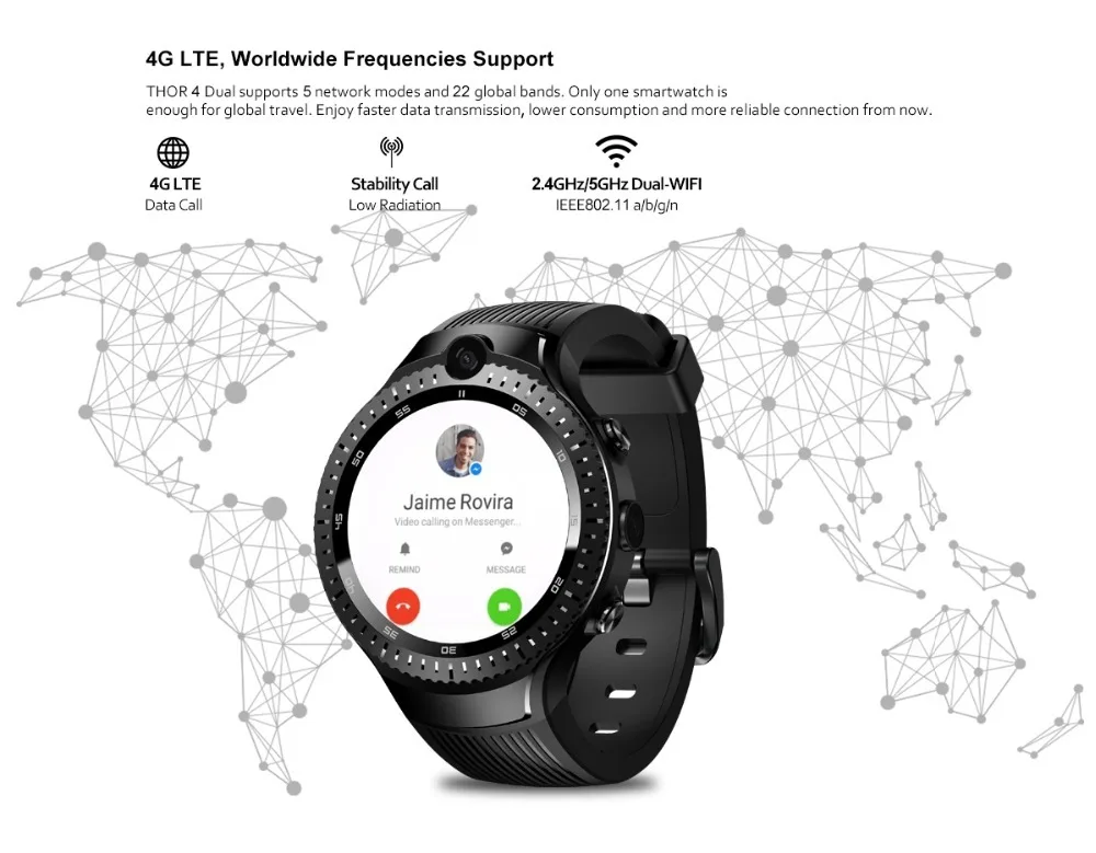 Zeblaze thor 4 store dual smart watch