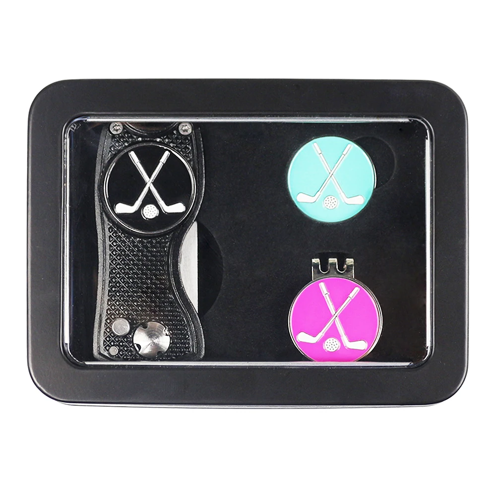 Набор подарочных коробок для гольфа с логотипом под заказ, инструменты для гольфа, футболки для гольфа, маркеры для мячей, аксессуары для гольфа