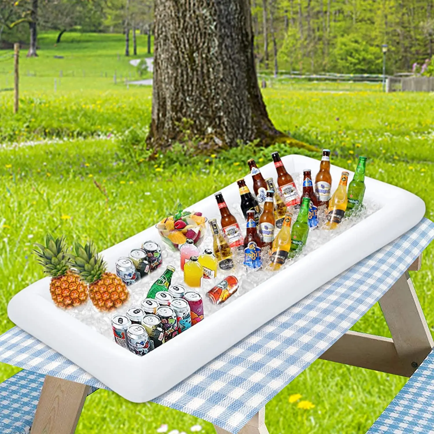 Inflatable Serving Bar Salad Ice Tray Food Beverage Container - Bbq Picnic  Pool Party Supplies Buffet Luau Ice Bucket Cooler - Buy Salad Ice Tray,Ice  Bucket Cooler Product on Alibaba.com