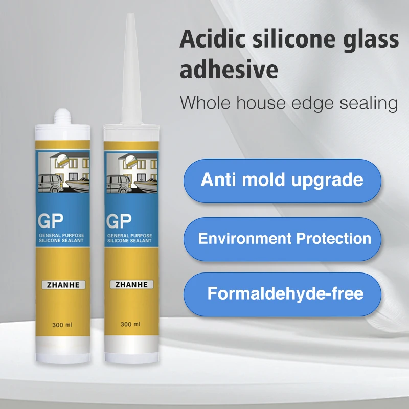Acidic silicone sealant