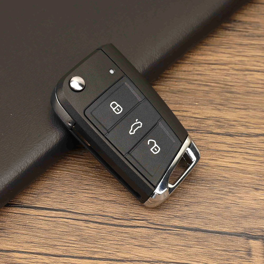 MS 3Button 433MHZ MQB48 Chip HU66 Blade Smart Auto Key for Volkswagen Remote Control Keyless Go Vehicle Key Fob Blank Car Key