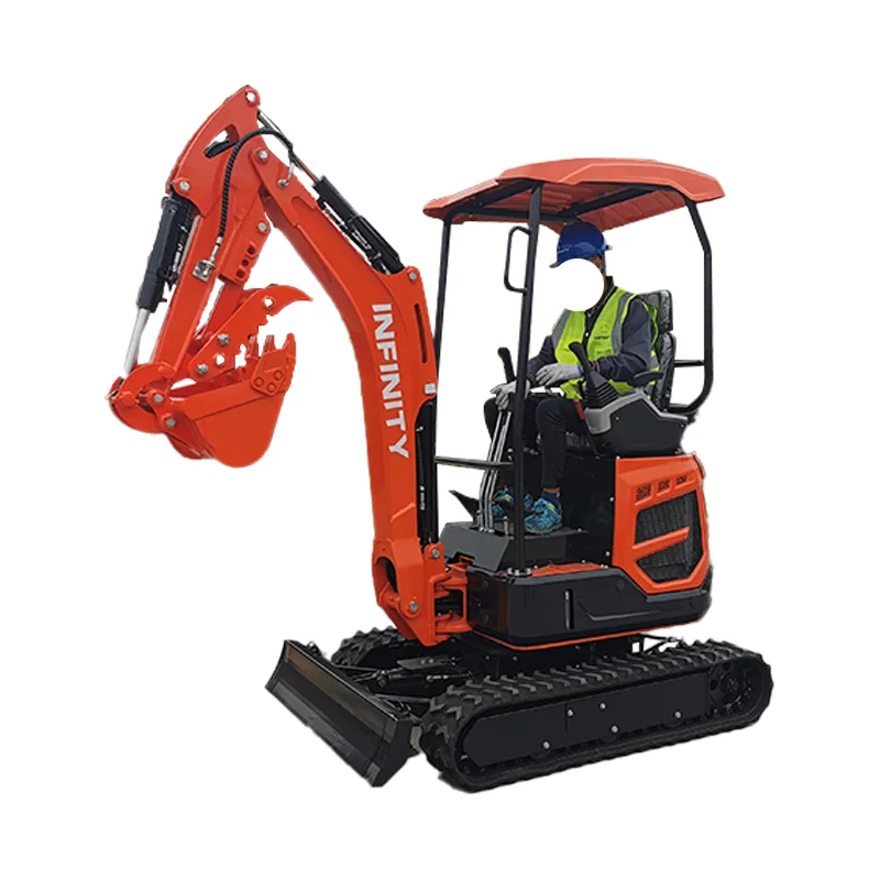 Mini Excavator 1.8ton Excavator Crawler Digger Excavator with Thumb Bucket and Other Attachments