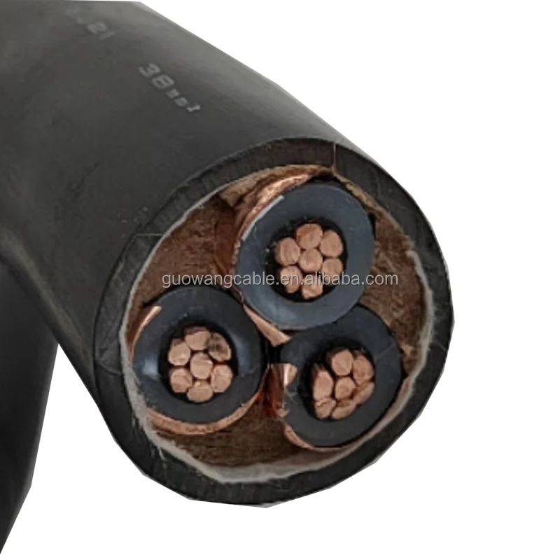 JIS C 3606 CVT CV 250sq 22sq 38sq 60sq 3 Core 6600V Copper Power Cable