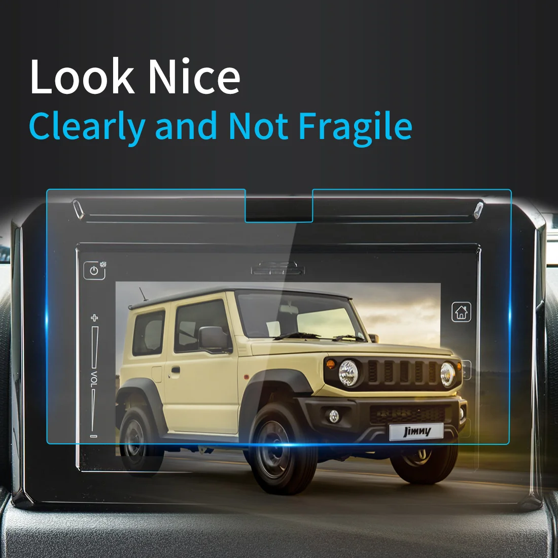 Auto Touch Screen Protector Tempered Glass for Suzuki Jimny 4Door 2023-2025 Decorative Cover Trim Car Refit Accessories