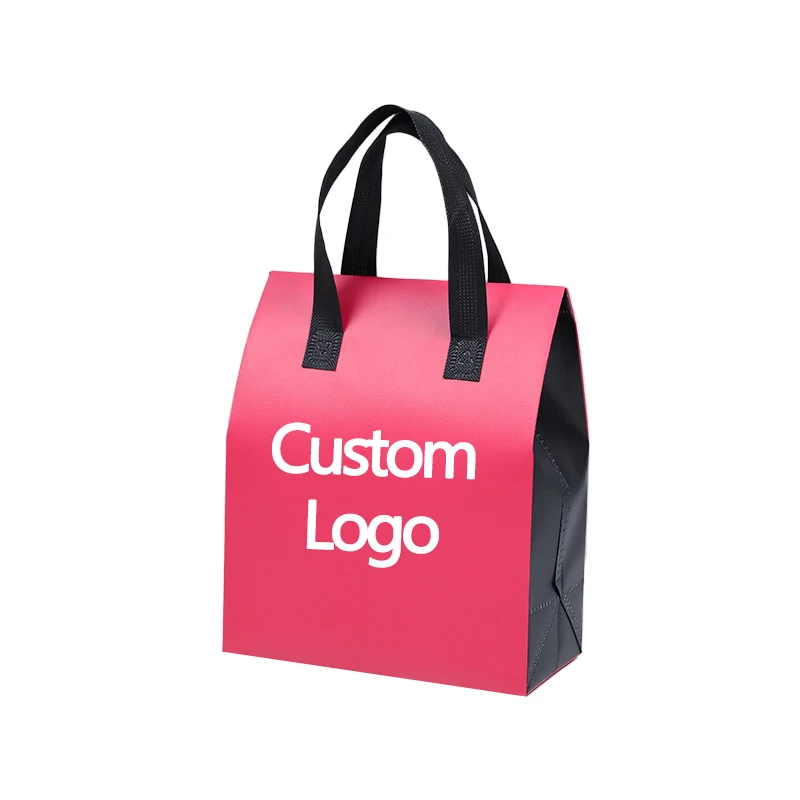 Custom insulated non-woven lunch bag