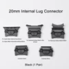 colorful Black (1 Pair) 20mm Band Width