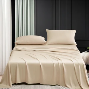 Oeko-Tex Certified 100% Bamboo Bed Sheet Sets Skin-Friendly and Home/Hotel Friendly