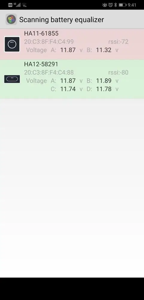 2V 6V 12V Lithium Cell Balancer Blue Tooth Equalizer with Voltage Display Mobile Phone APP