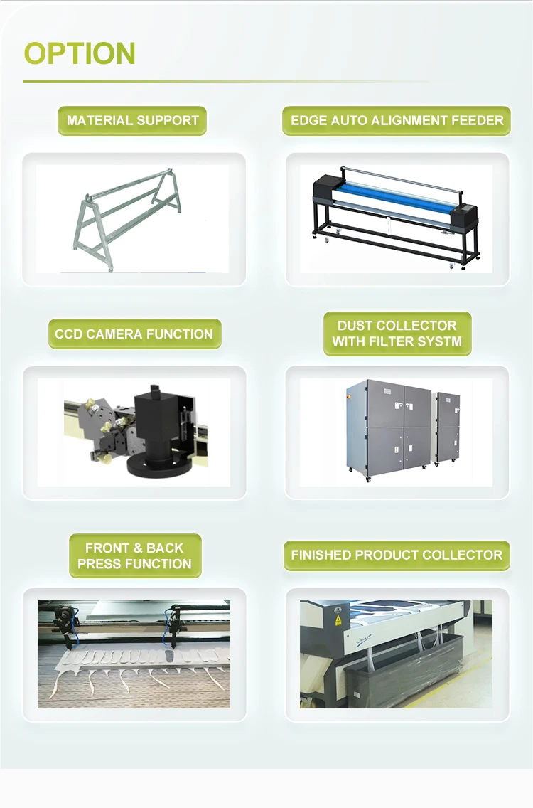 High Speed Low Cost Automatic Camera Cnc Laser Cutting Machine Co2