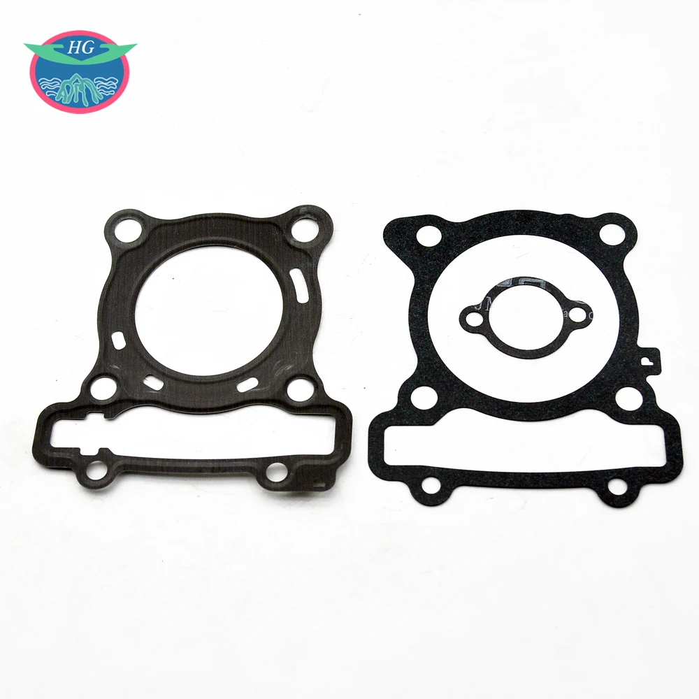 Haogang N155X NMAX155 Top End Rebuild Kit 58mm Bore 155CC Motorcycle Cylinder Piston Gasket for Yamaha 2019 B6H00 Type Aluminum