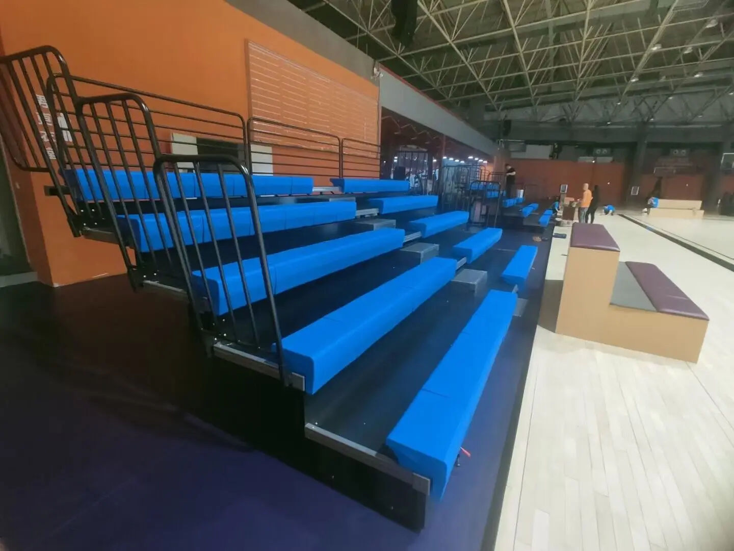 Factory Supply  Stadium Seat HDPE  Chair BLEACHER SEATING SYSTEMS  Electric Hydraulic Movable System for Export