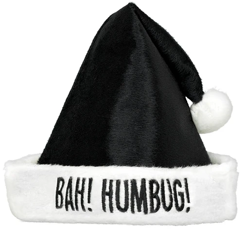 bah humbug xmas hat