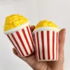 Música de pellizco de rebote lento de cubo de palomitas de maíz