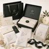 Ensemble de mariage vert foncé