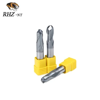 High Quality Custom 2-Flute 12MM AlCrN+ Coating Ball Nose End Mill Hot Selling High-Efficiency Economy Mill with OEM ODM