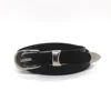 Black buckle with mute latch-105x18 cm