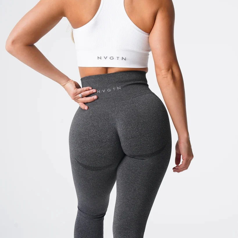 Nvgtn Echt Supplier Custom Fitness Waist Trainer Pants Workout Tights