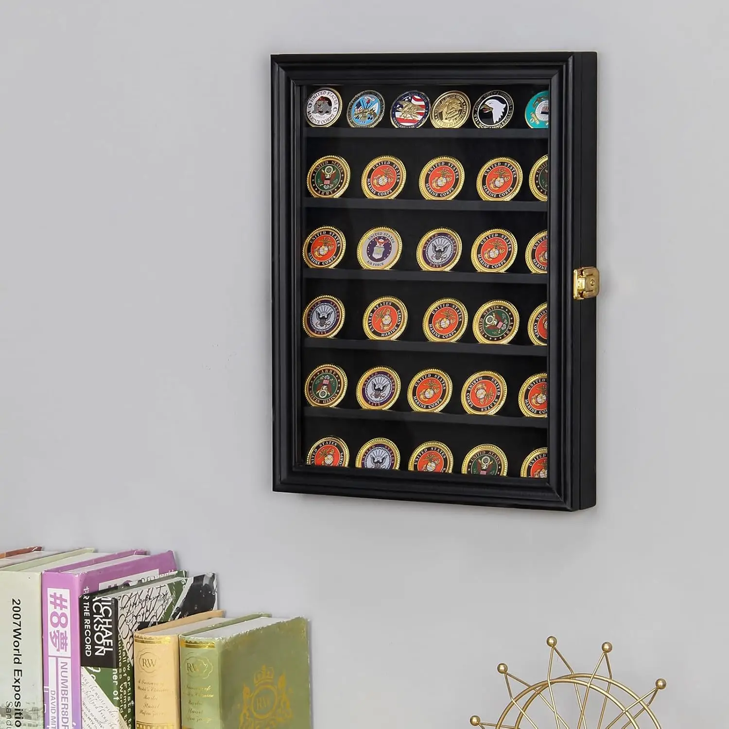 Challenge Coin Showcase, Affichage du Porte-pièce, Affichage des pièces Challenge Coin Showcase, Affichage du Porte-pièce, Affichage des pièces