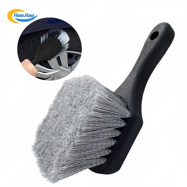 Wheel Rim Cleaning Brush Ultra Soft Detailing Hub Brush Hot Sale Car Tyre Wheel Wash Detailing Brush