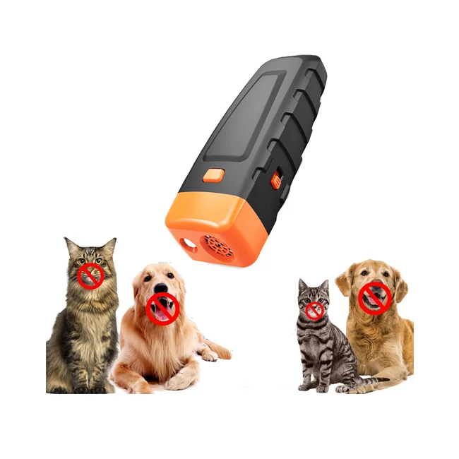 New Rechargeable 1200mah Waterproof Ultrasonic Bark Control Device for Dogs and Cats Outdoor Dog Repeller with Sonic Technology