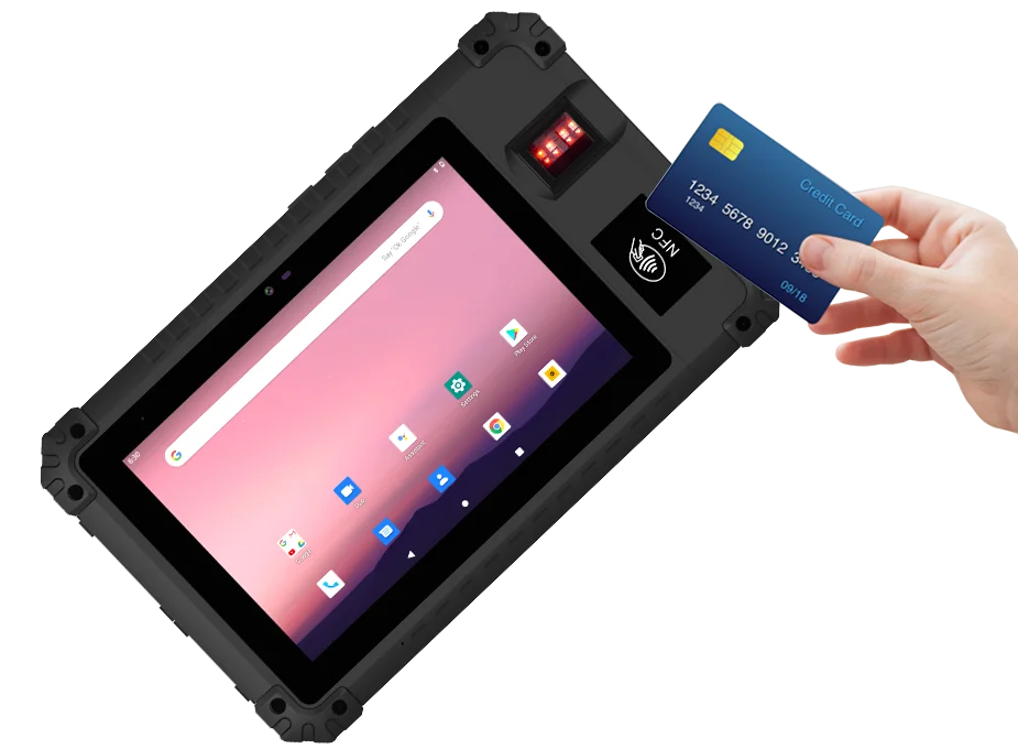 Advanced Rolled Image Construction Technology Biometric Handheld Device for Fingerprint Enrollment Smart ID Verfication