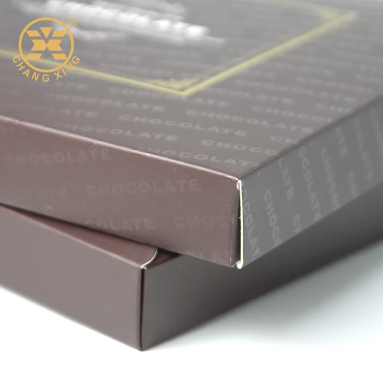 Custom Printed Chocolate Gift Box with 350gsm Cardpaper and CMYK+PMS Color for Candy Packaging