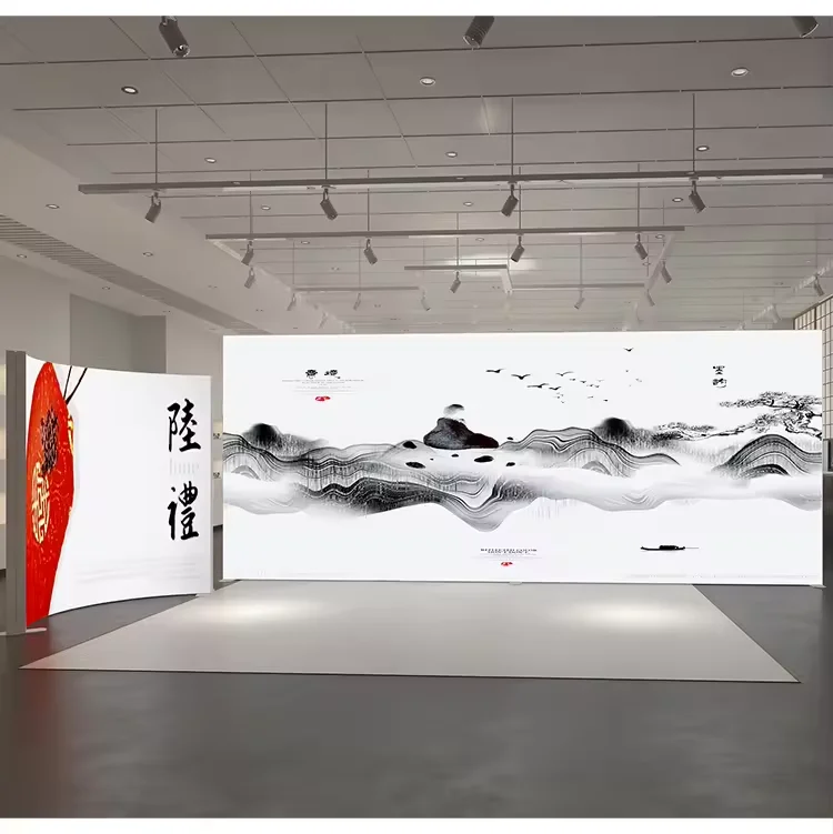 10 רגל x 20 רגל (3m x 6m) מותאם אישית/smart/free כלים מסגרת אלומיניום תצוגה תערוכת מסחר קיר רקע תאורה תיבת אור LED