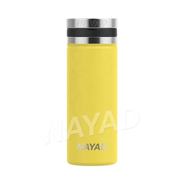 NAYAD 26oz Double Wall Stainless Steel Tumbler Vacuum Insulated Water Bottle Push Open Lid for Hot Cold Tea Popular Business