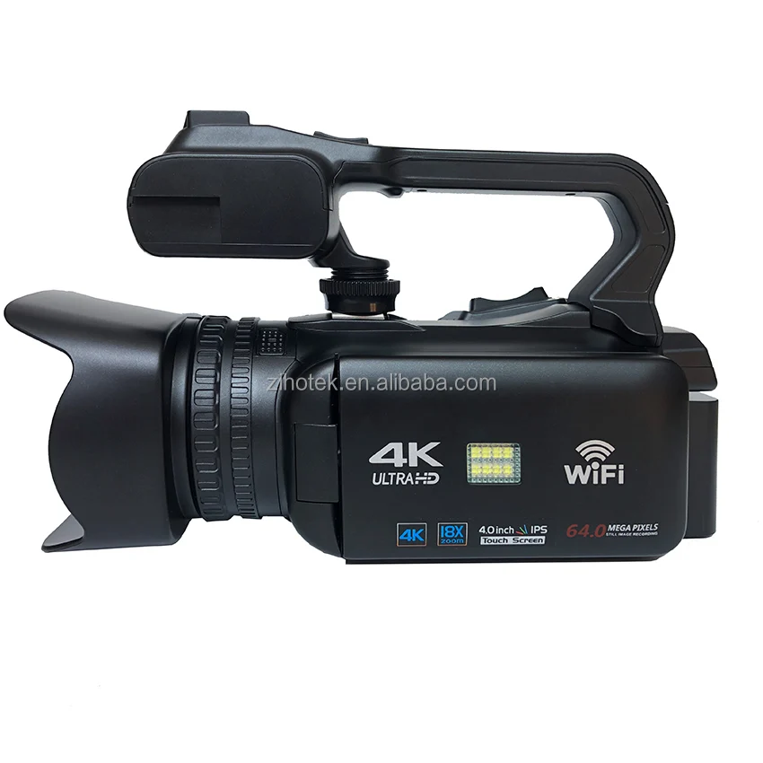 Videocamera 4K Videocamera Full HD 60FPS Fotocamera Digitale Con