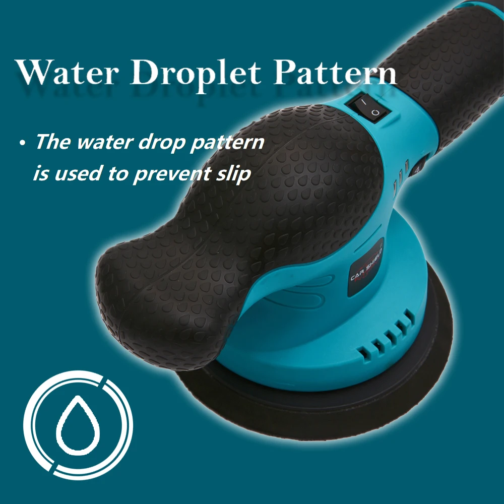 Автомобильная шлифовальная машина 6 дюймов 9 мм беспроводная полировальная двойного