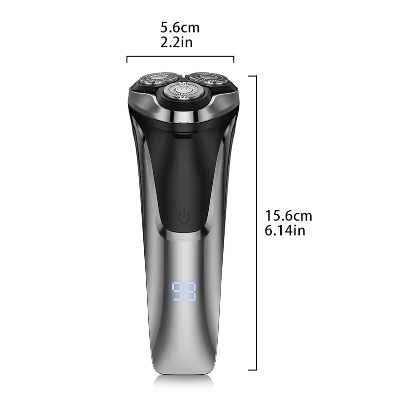 Intelligent Men's Electric Shaver Floating Structure New USB Travel-friendly; for Household RV Use Three Blades for Full Body details