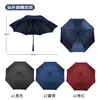 27-inch 8-rib all-fiber impact straight handle umbrella