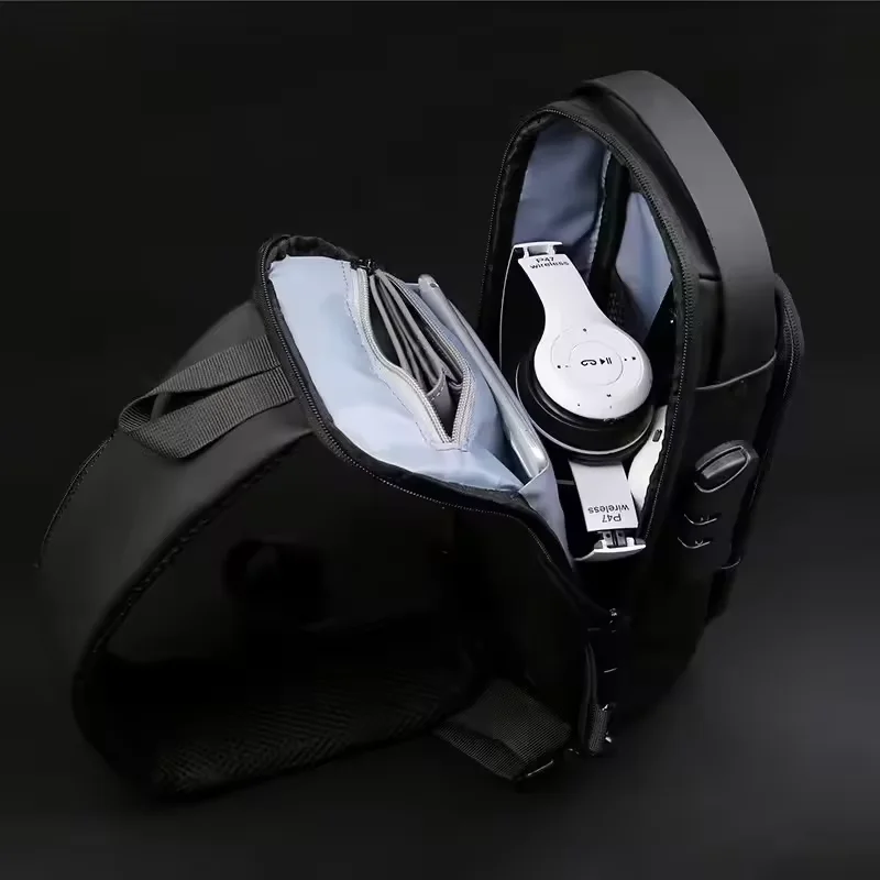 2024 Crossbody Chest Bag with Key Lock Anti-Theft Shoulder