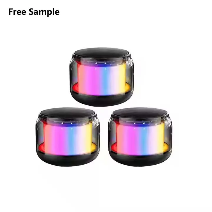 BT 5.0 Speaker Subwoofer Portable Player RGB Light Speaker Waterproof USB Outdoor Speaker