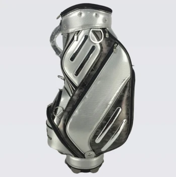 BID GOLF Factory Customize Logo PU OEM 8.5 Cart Bag Leather Caddiebag CADDIE BAG Golf Bags